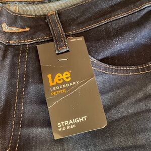 Lee Dark Indigo Straight Jeans